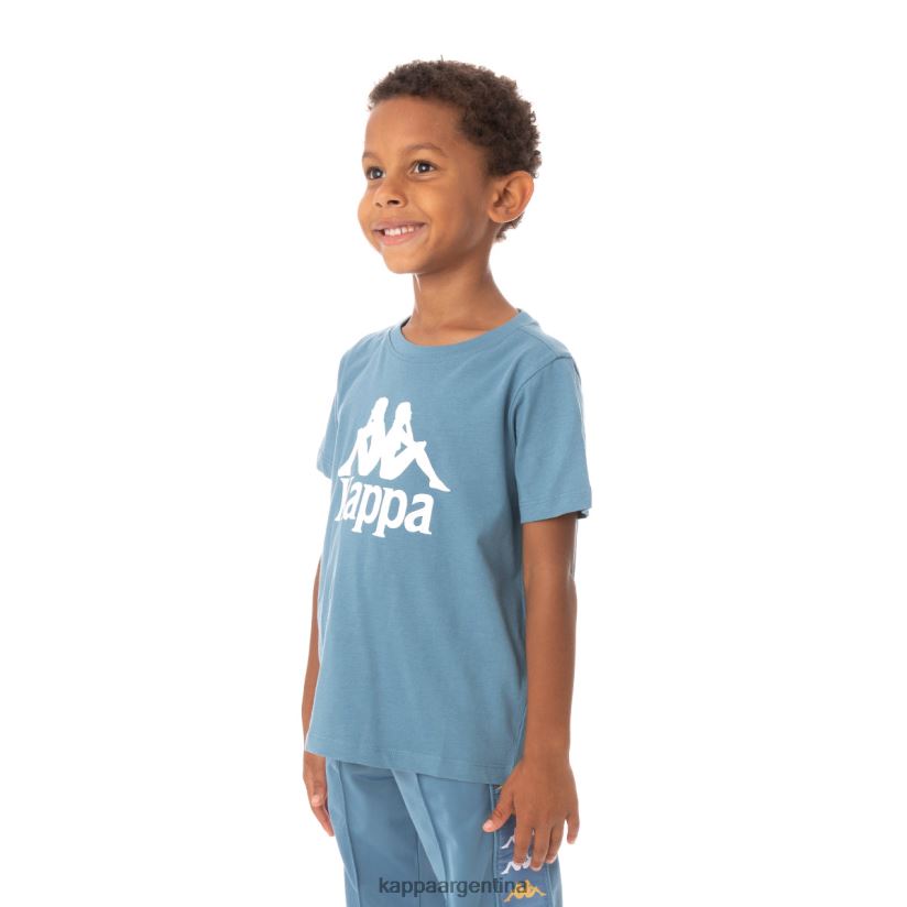 Kappa niños camiseta estessi niños auténtica azul claro 2FJJXV761