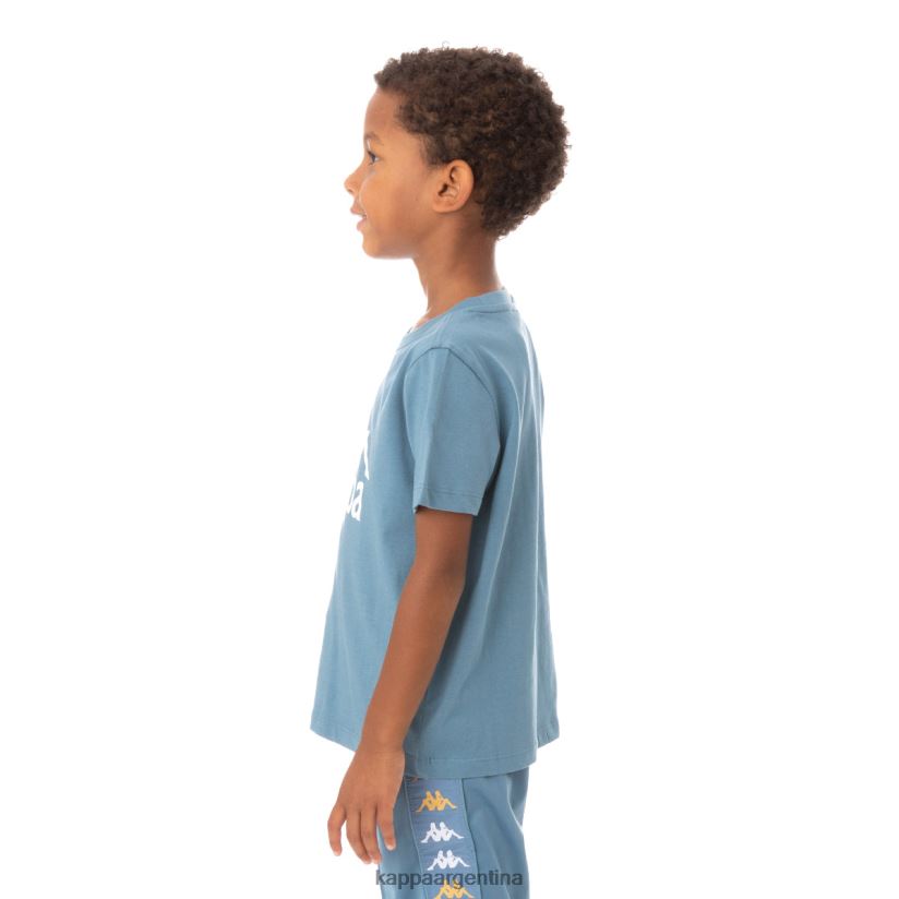 Kappa niños camiseta estessi niños auténtica azul claro 2FJJXV761