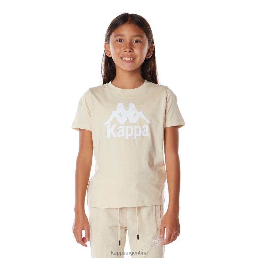 Kappa niños camiseta estessi niños auténtica beige 2FJJXV667
