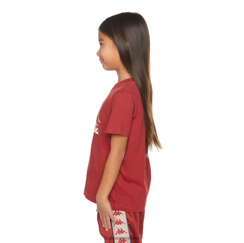 Kappa niños camiseta estessi niños auténtica granate 2FJJXV657