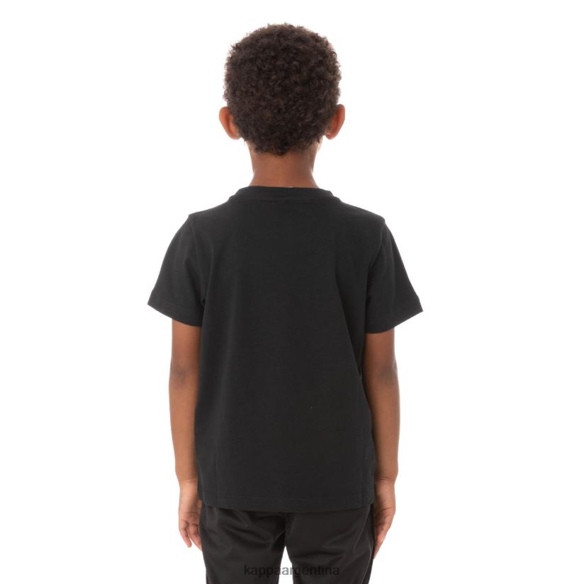 Kappa niños camiseta estessi niños auténtica humo negro 2FJJXV763