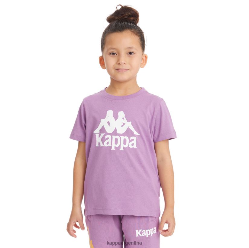 Kappa niños camiseta estessi niños auténtica lavanda violeta 2FJJXV745