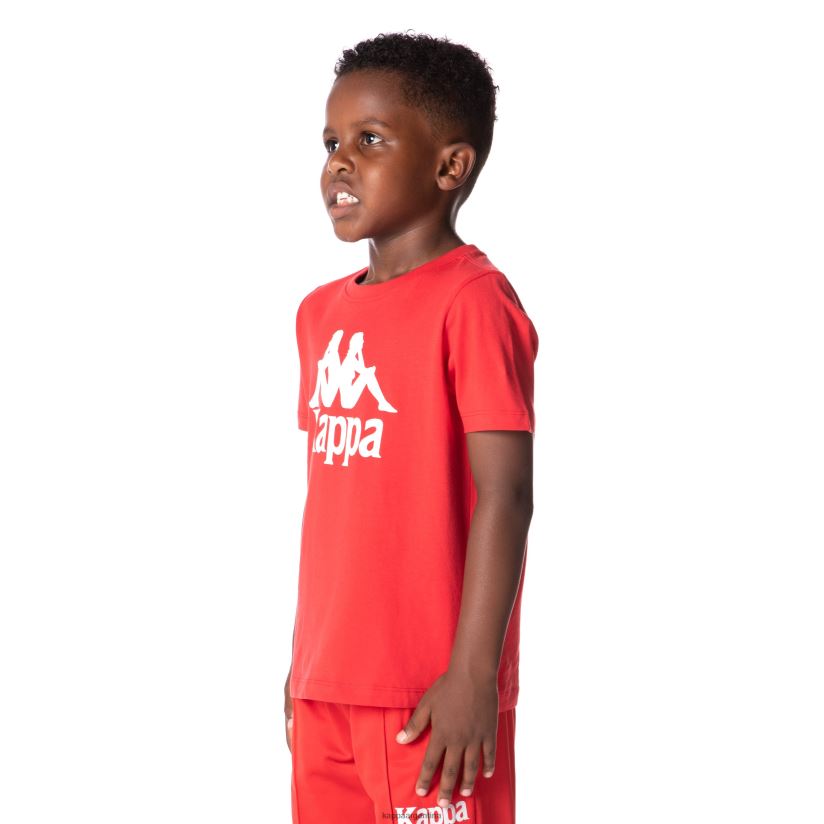 Kappa niños camiseta estessi niños auténtica rojo 2FJJXV668
