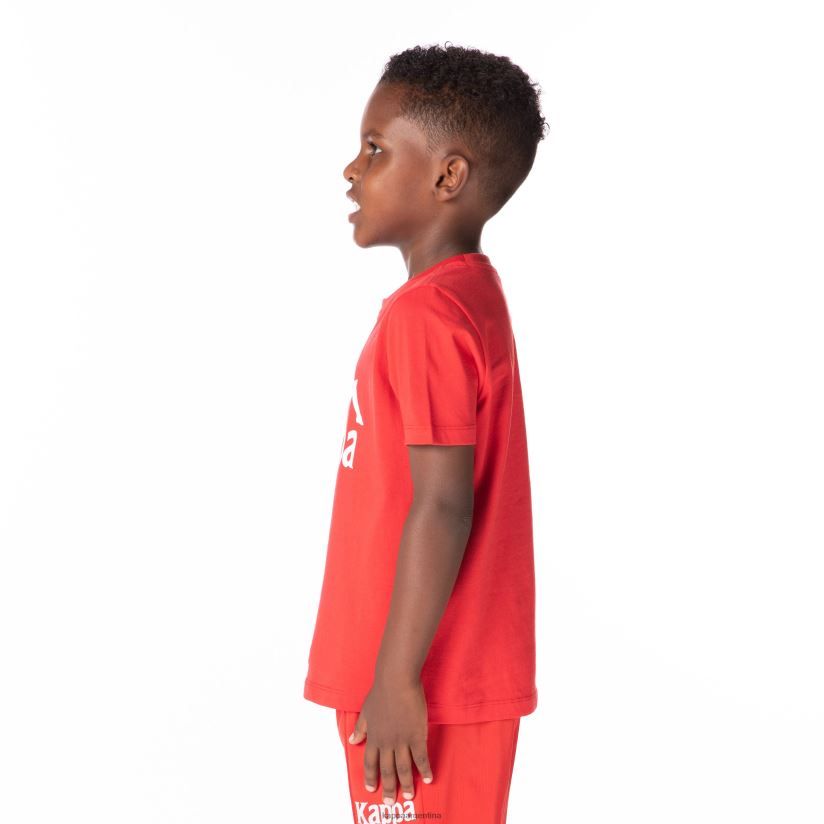 Kappa niños camiseta estessi niños auténtica rojo 2FJJXV668