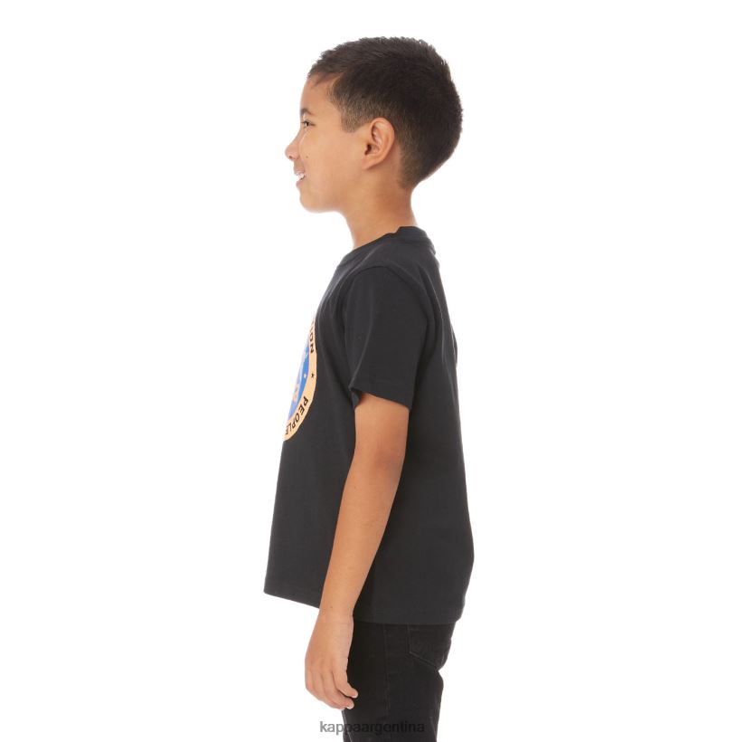 Kappa niños camiseta franker autentica niños negro 2FJJXV773
