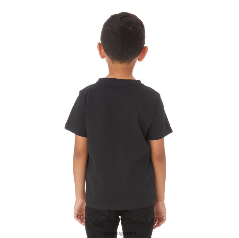 Kappa niños camiseta franker autentica niños negro 2FJJXV773