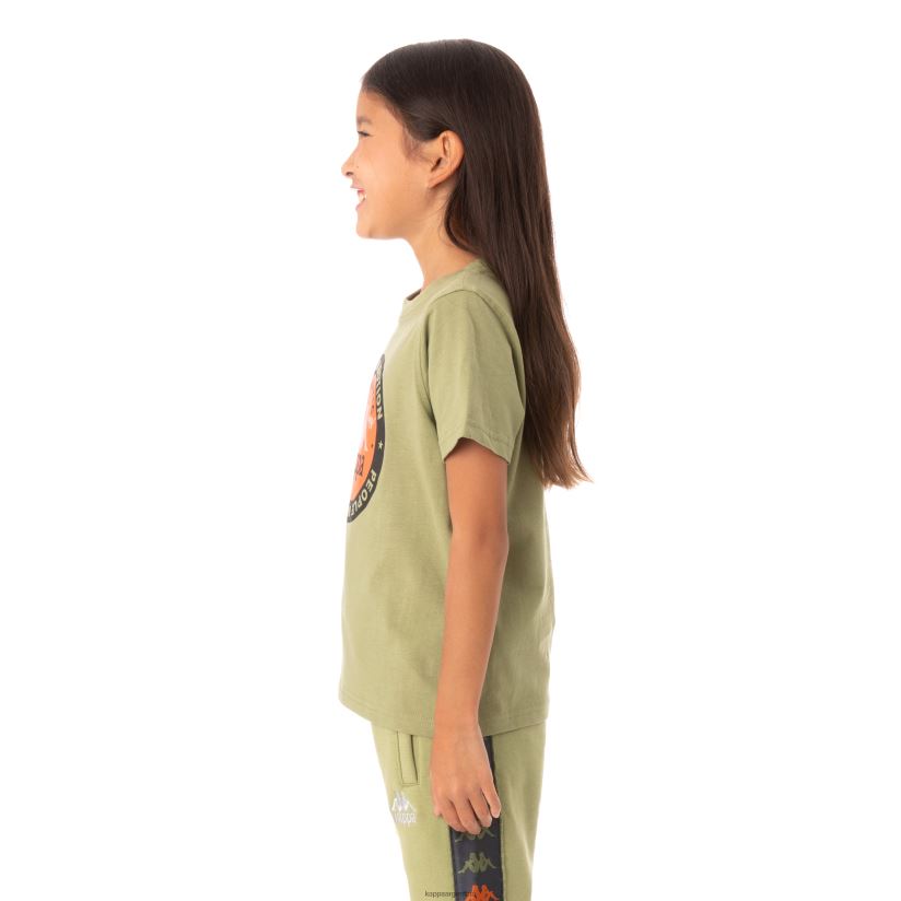 Kappa niños camiseta franker autentica niños salvia verde 2FJJXV772