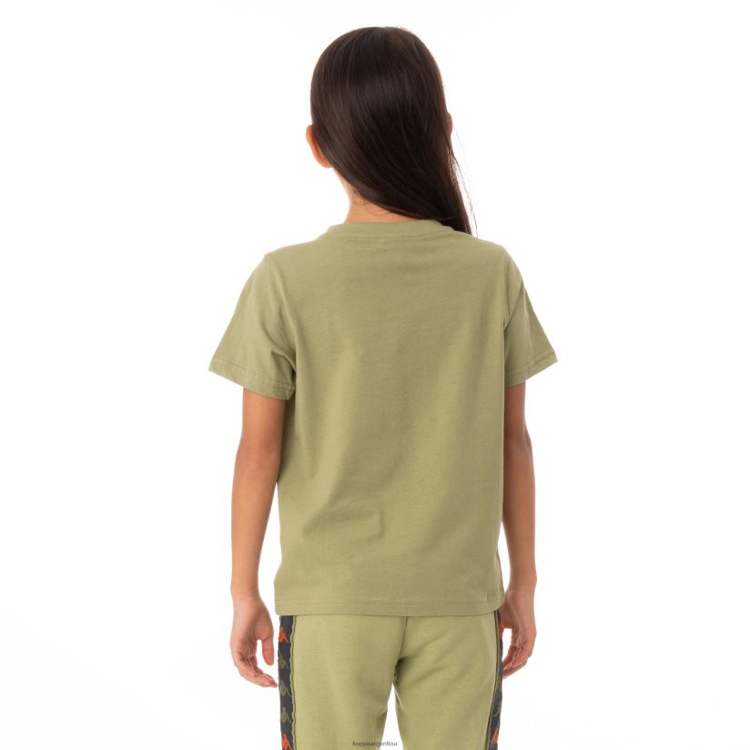 Kappa niños camiseta franker autentica niños salvia verde 2FJJXV772