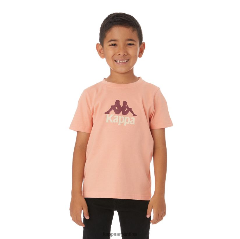 Kappa niños camiseta molongio auténtica para niños coral rosa 2FJJXV775