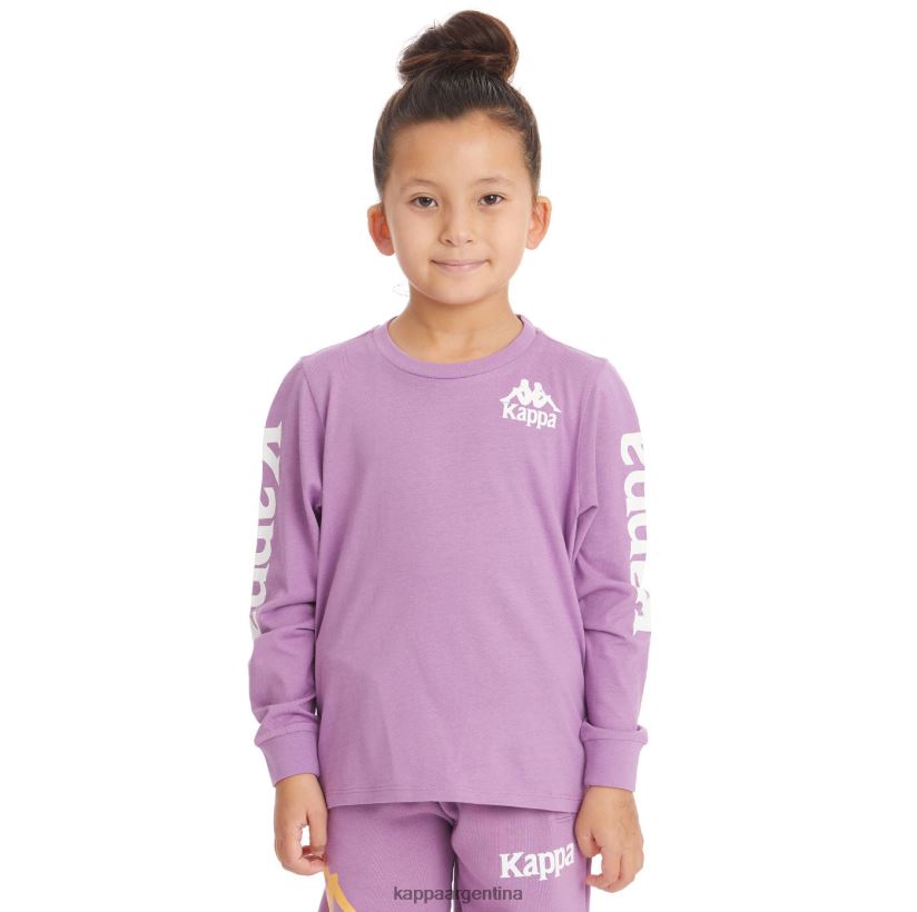 Kappa niños camiseta niño autentica ruiz 2 lavanda violeta 2FJJXV743