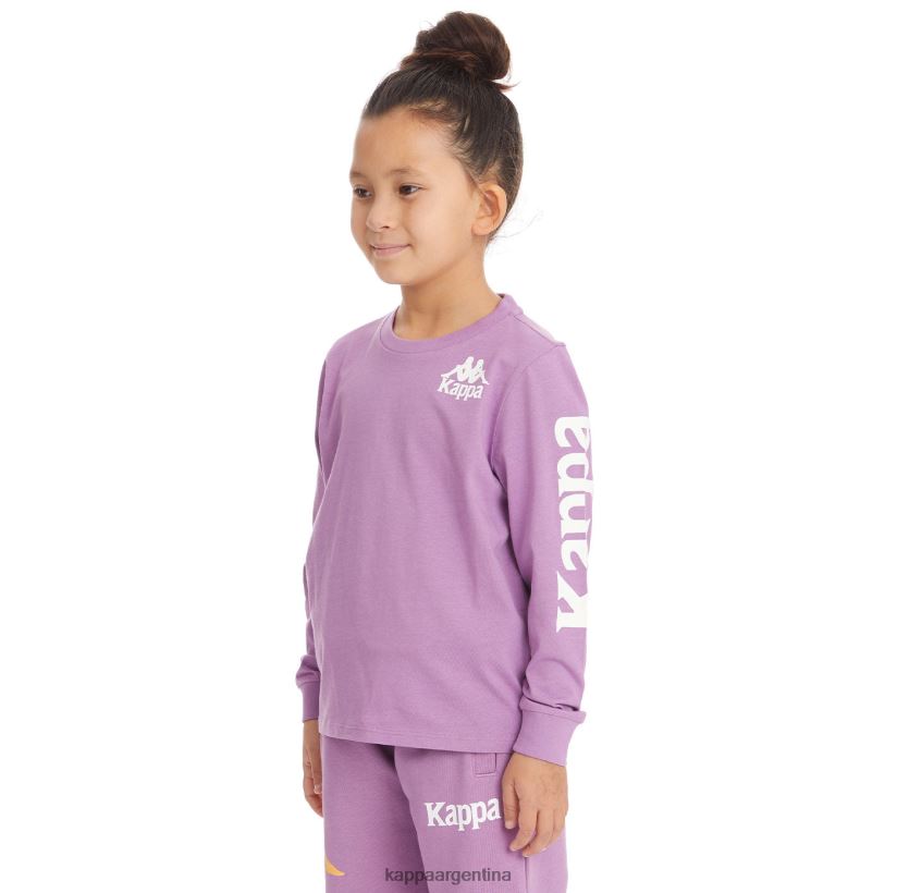 Kappa niños camiseta niño autentica ruiz 2 lavanda violeta 2FJJXV743