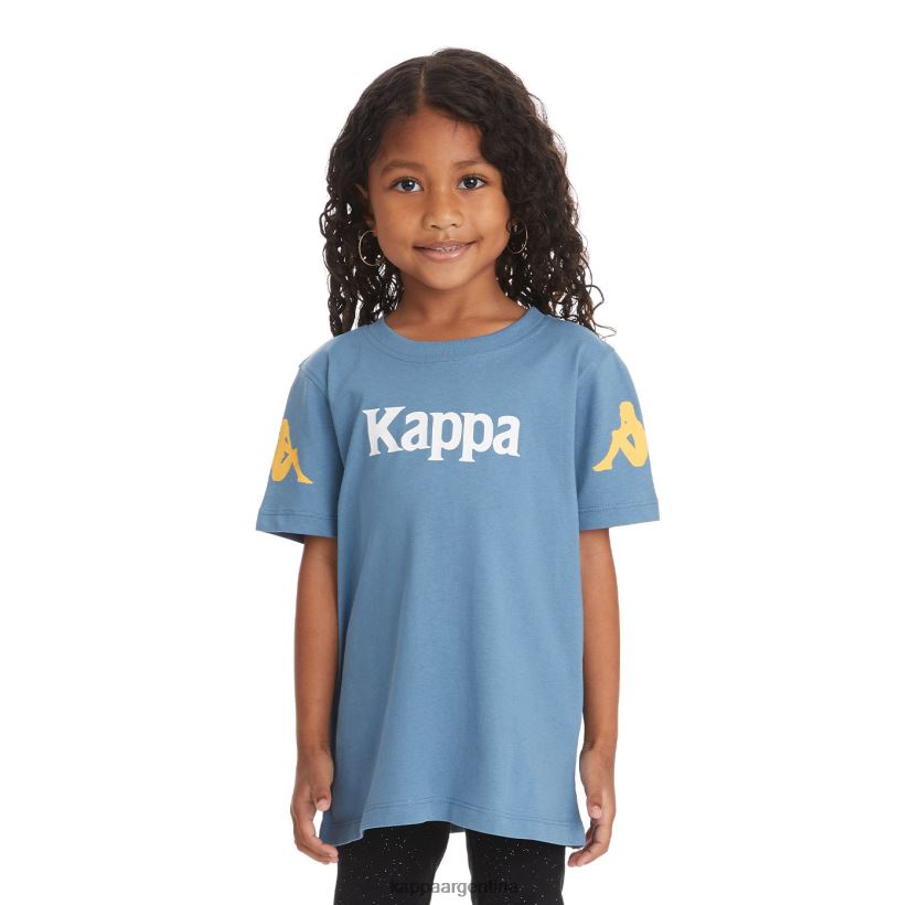 Kappa niños camiseta paroo auténtica para niños azul claro 2FJJXV756