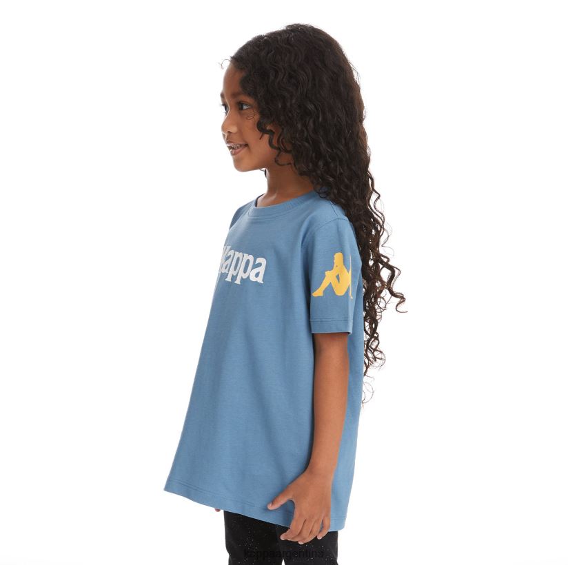 Kappa niños camiseta paroo auténtica para niños azul claro 2FJJXV756