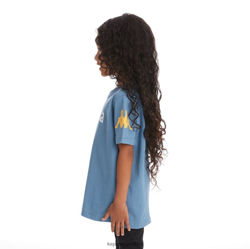 Kappa niños camiseta paroo auténtica para niños azul claro 2FJJXV756