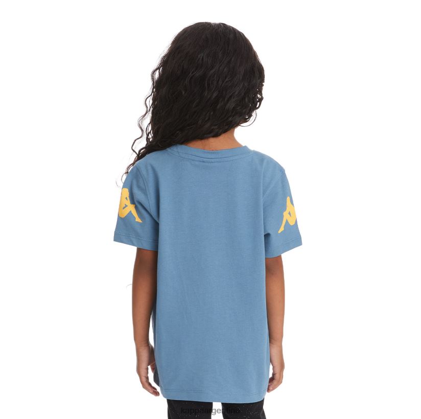 Kappa niños camiseta paroo auténtica para niños azul claro 2FJJXV756