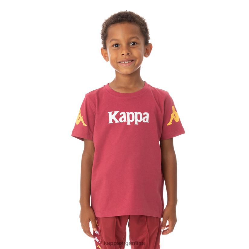 Kappa niños camiseta paroo auténtica para niños borgoña 2FJJXV757