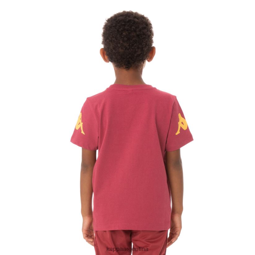 Kappa niños camiseta paroo auténtica para niños borgoña 2FJJXV757