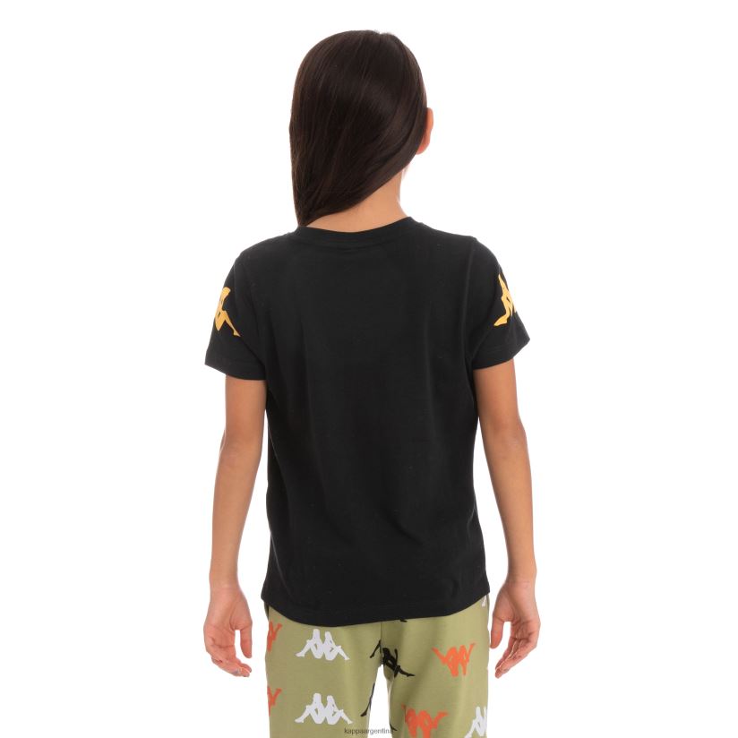 Kappa niños camiseta paroo auténtica para niños humo negro 2FJJXV758