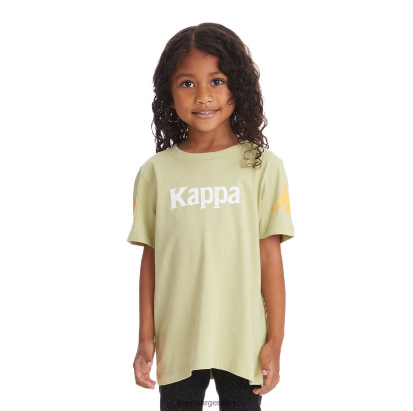 Kappa niños camiseta paroo auténtica para niños salvia verde 2FJJXV740