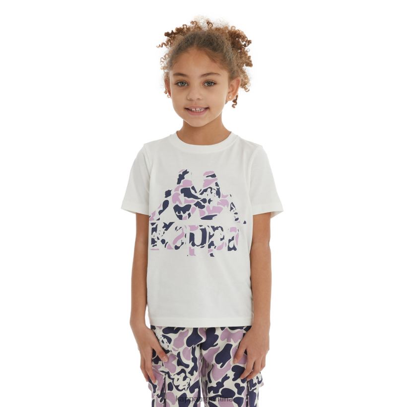 Kappa niños camiseta phullo auténtica para niños violeta azul marino 2FJJXV717