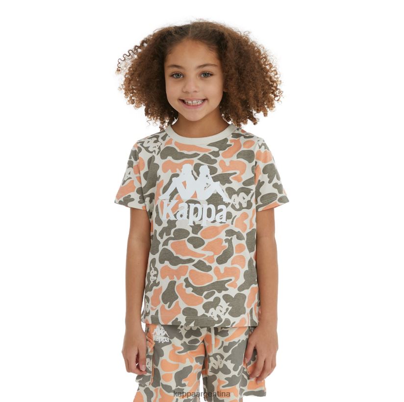 Kappa niños camiseta pyllo auténtica para niños durazno 2FJJXV722