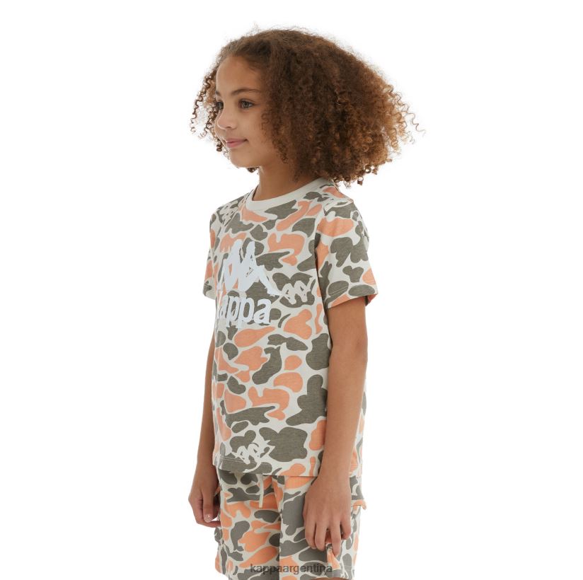 Kappa niños camiseta pyllo auténtica para niños durazno 2FJJXV722