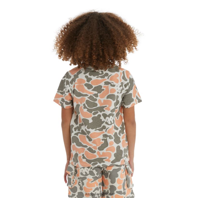 Kappa niños camiseta pyllo auténtica para niños durazno 2FJJXV722