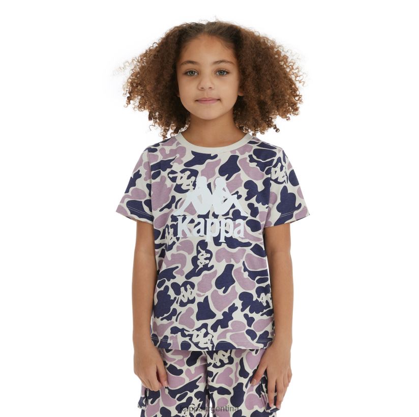 Kappa niños camiseta pyllo auténtica para niños violeta azul marino 2FJJXV723