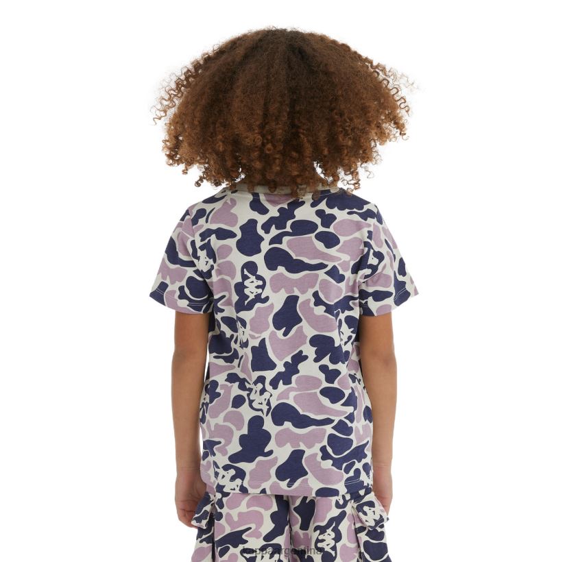 Kappa niños camiseta pyllo auténtica para niños violeta azul marino 2FJJXV723