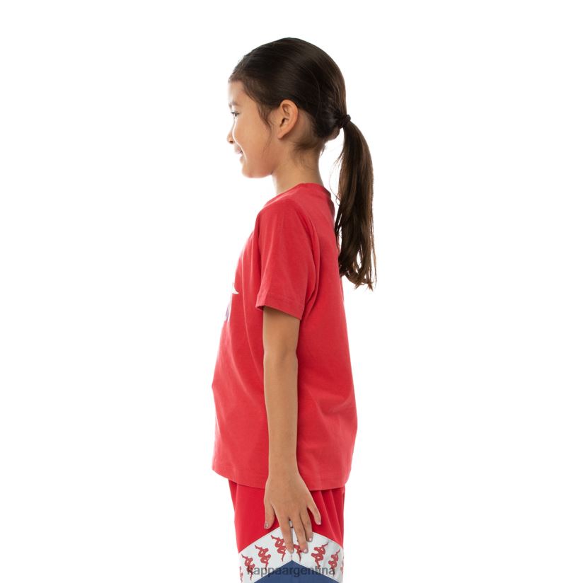 Kappa niños camiseta reflectante dris auténtica para niños rojo azul reflectante 2FJJXV784