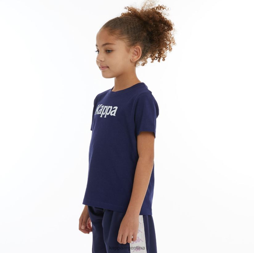 Kappa niños camiseta runis autentica para niños blanco marino 2FJJXV728