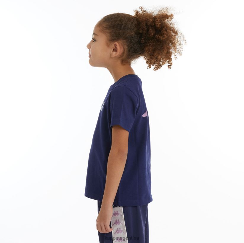 Kappa niños camiseta runis autentica para niños blanco marino 2FJJXV728