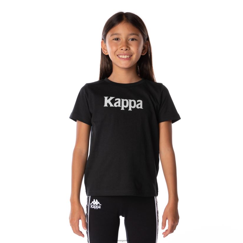 Kappa niños camiseta runis autentica para niños humo negro 2FJJXV666