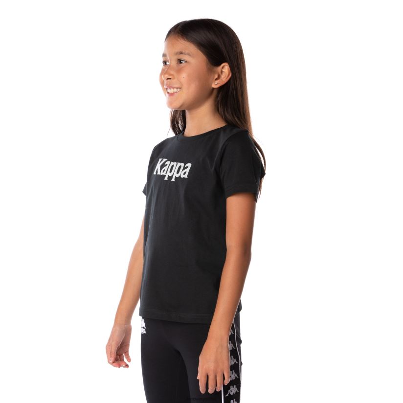 Kappa niños camiseta runis autentica para niños humo negro 2FJJXV666