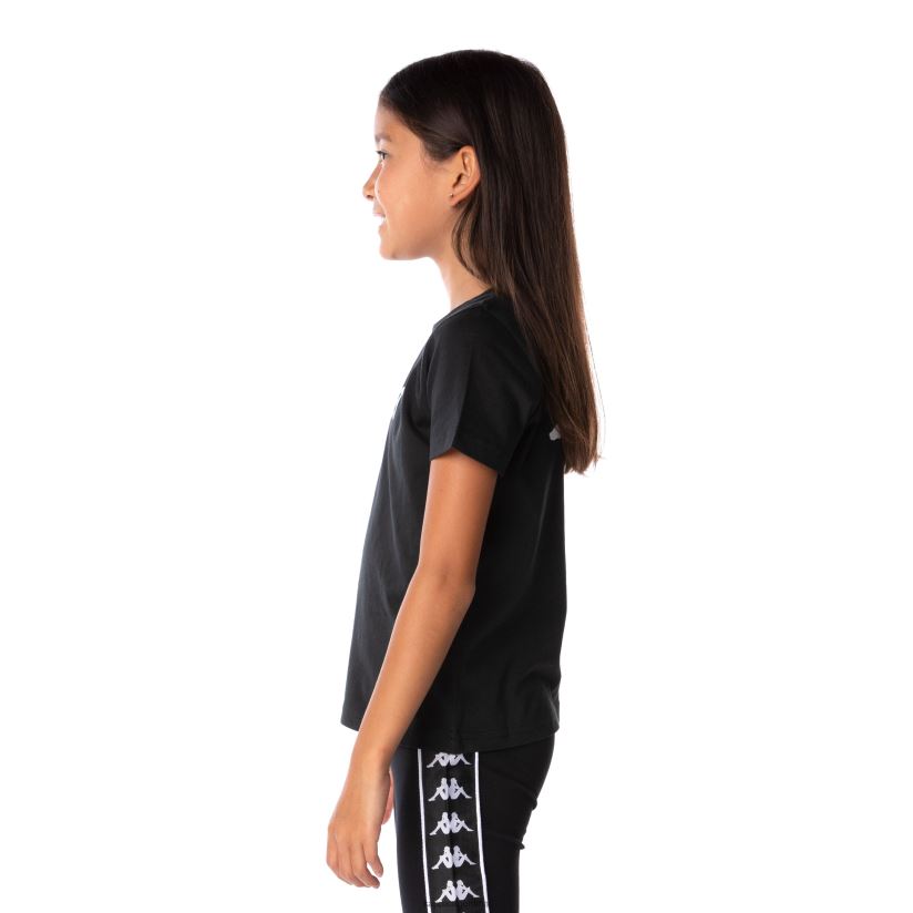 Kappa niños camiseta runis autentica para niños humo negro 2FJJXV666