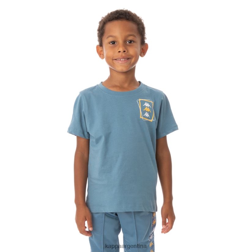 Kappa niños camiseta vlado auténtica para niños azul claro 2FJJXV753