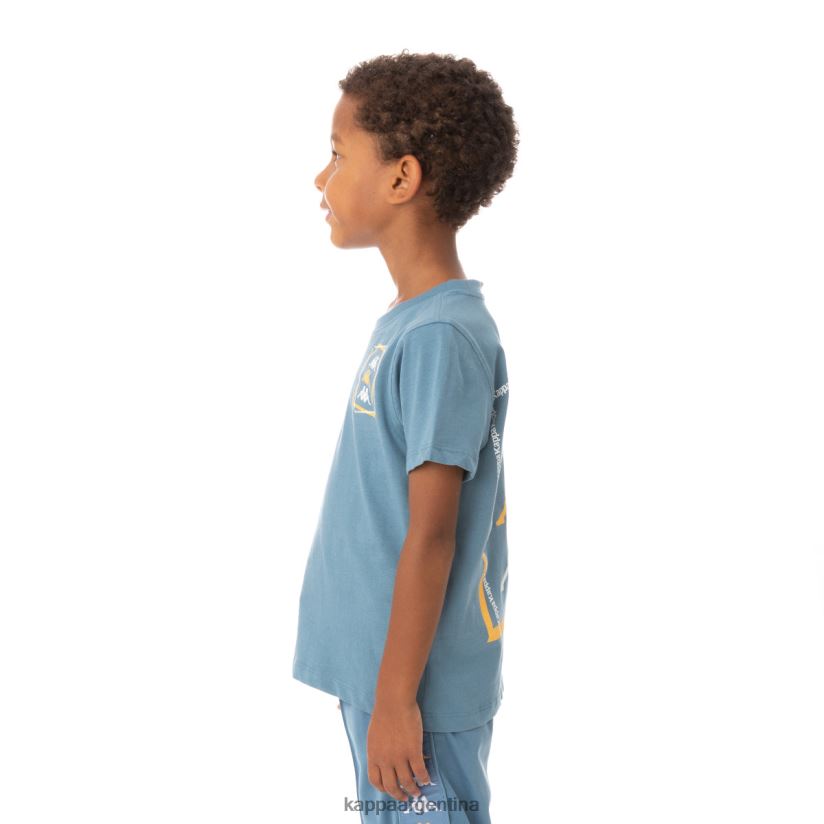 Kappa niños camiseta vlado auténtica para niños azul claro 2FJJXV753