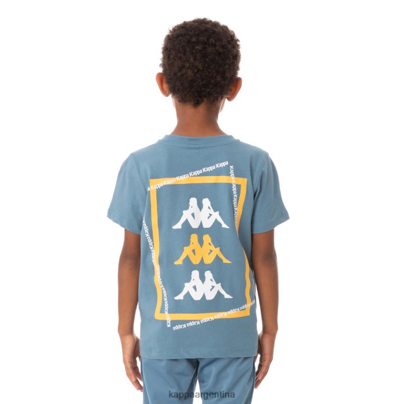 Kappa niños camiseta vlado auténtica para niños azul claro 2FJJXV753