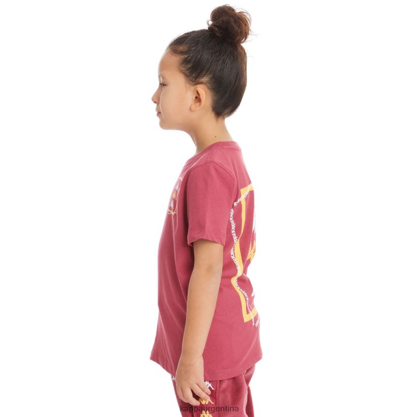 Kappa niños camiseta vlado auténtica para niños borgoña 2FJJXV754