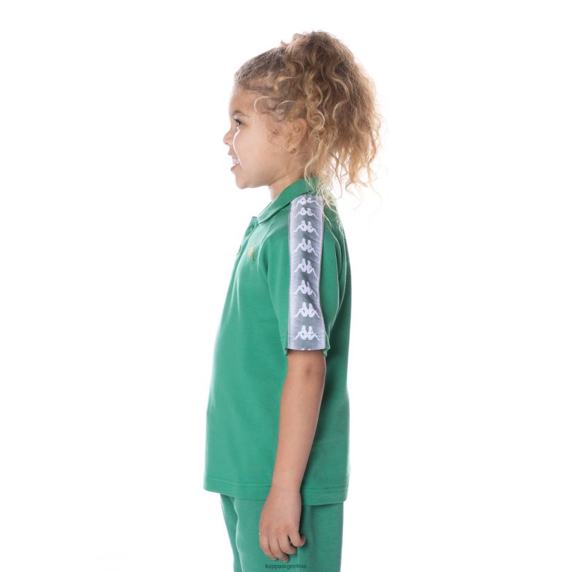 Kappa niños polo 222 banda calgar niño verde 2FJJXV652