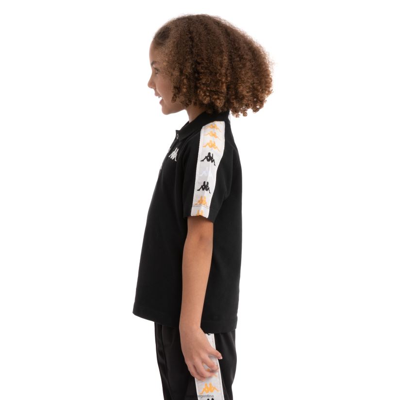 Kappa niños polo 222 banda calsi 2 niños humo negro 2FJJXV734