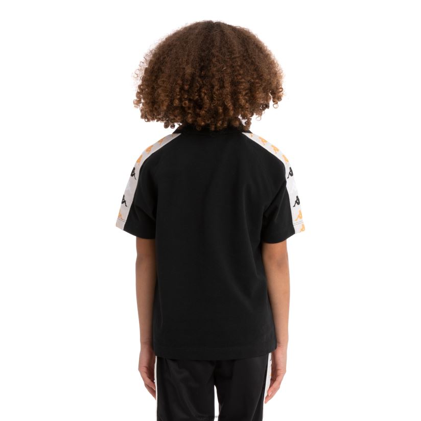 Kappa niños polo 222 banda calsi 2 niños humo negro 2FJJXV734