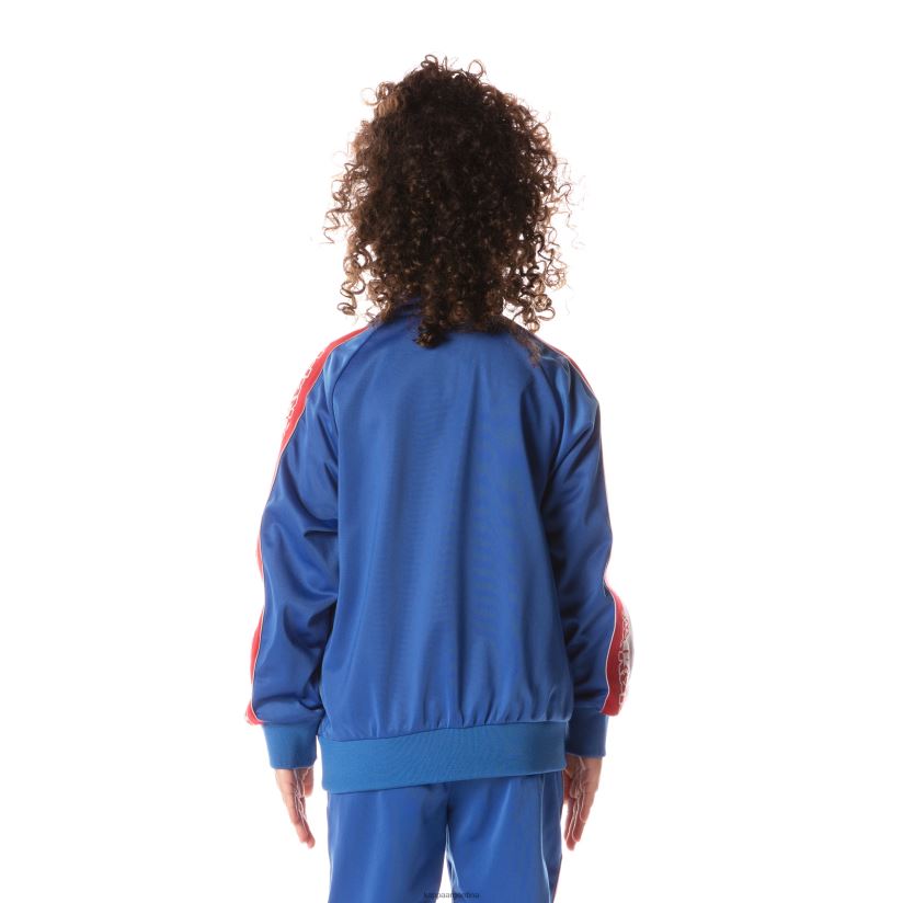 Kappa niños chamarra deportiva con cinta del logo azul 2FJJXV416