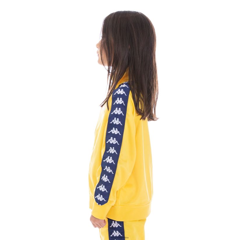 Kappa niños chaqueta deportiva 222 banda anniston para niños amarillo azul blanco 2FJJXV451