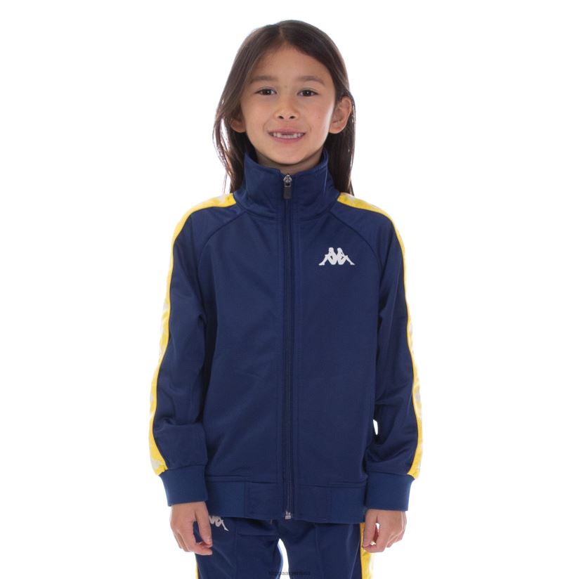 Kappa niños chaqueta deportiva 222 banda anniston para niños amarillo azul blanco 2FJJXV451