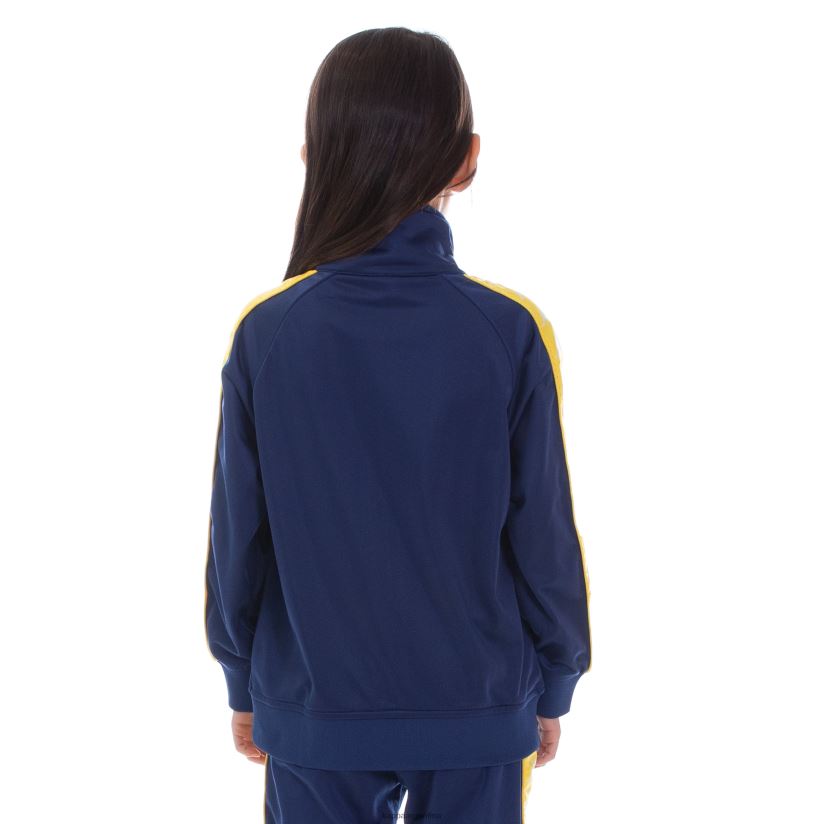 Kappa niños chaqueta deportiva 222 banda anniston para niños amarillo azul blanco 2FJJXV451