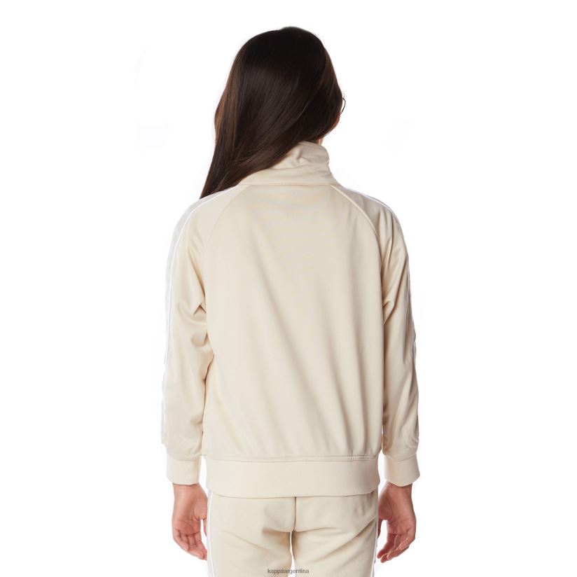 Kappa niños chaqueta deportiva 222 banda anniston para niños blanco beige 2FJJXV406