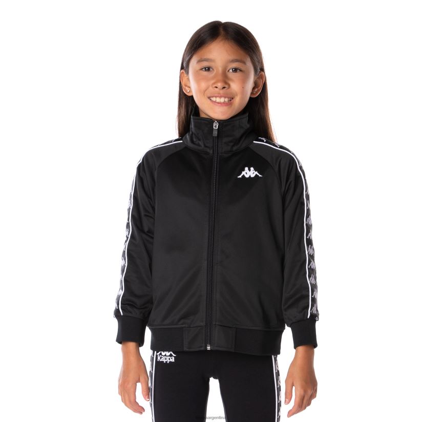 Kappa niños chaqueta deportiva 222 banda anniston para niños negro Negro 2FJJXV452