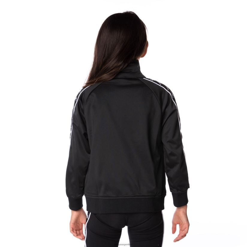 Kappa niños chaqueta deportiva 222 banda anniston para niños negro Negro 2FJJXV452
