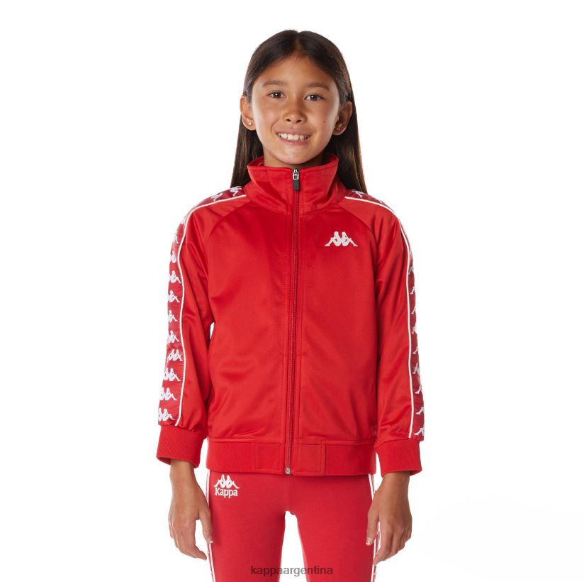 Kappa niños chaqueta deportiva 222 banda anniston para niños rojo blanco 2FJJXV407